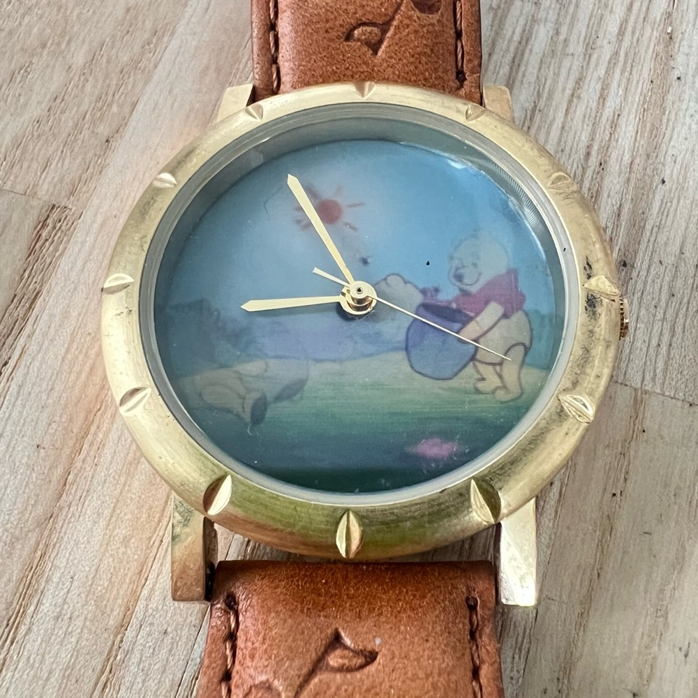 1990’s Musical Timex Hologram Disney Winnie-the-Pooh Watch NEW BATTERY
